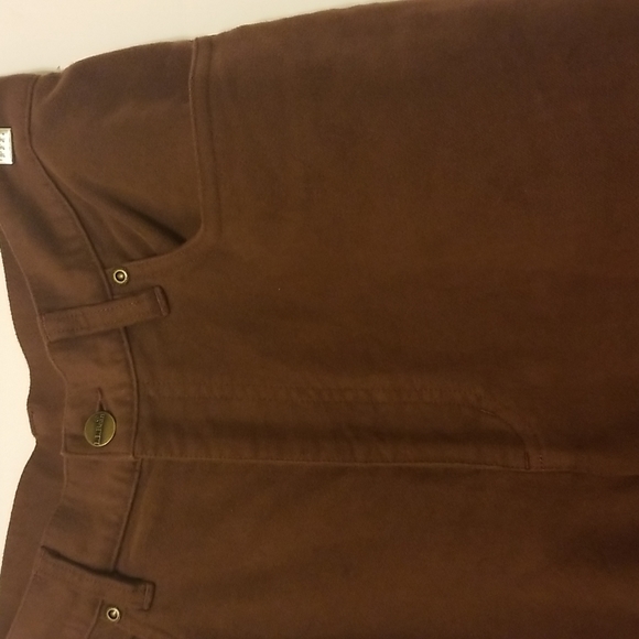 L.L. Bean Perfect Straight Leg Pant Mauve Medium - Picture 4 of 9